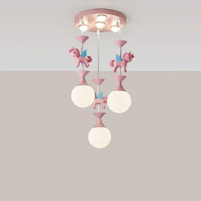 Princess Room Merry Go Round Ceiling Light-ChandeliersDecor.com