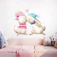 ChandeliersDecor.com-Home Decor Decals-Rabbit on Air Balloon Wall Decal: Nursery Decor
