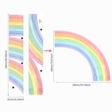 ChandeliersDecor.com-Rainbow Wall Decal for Kids Room Wall Decor | Kids Nursery Wall Decals