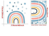 ChandeliersDecor.com-Rainbow Wall Stickers | Big Rainbow Wall Decal | Large Rainbow Wall Sticker