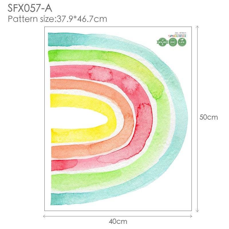 ChandeliersDecor.com-Rainbow Wall Stickers | Large Rainbow Wall Decal | Big Rainbow Wall Sticker