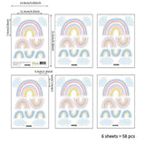 ChandeliersDecor.com-Rainbow Wall Stickers | Rainbow Wall Decal | Rainbow Wall Print