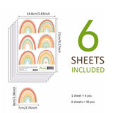 ChandeliersDecor.com-Rainbow Wall Stickers | Rainbow Wall Decal | Rainbow Wall Print
