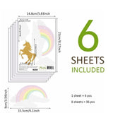 ChandeliersDecor.com-Rainbow Wall Stickers | Rainbow Wall Decal | Rainbow Wall Print