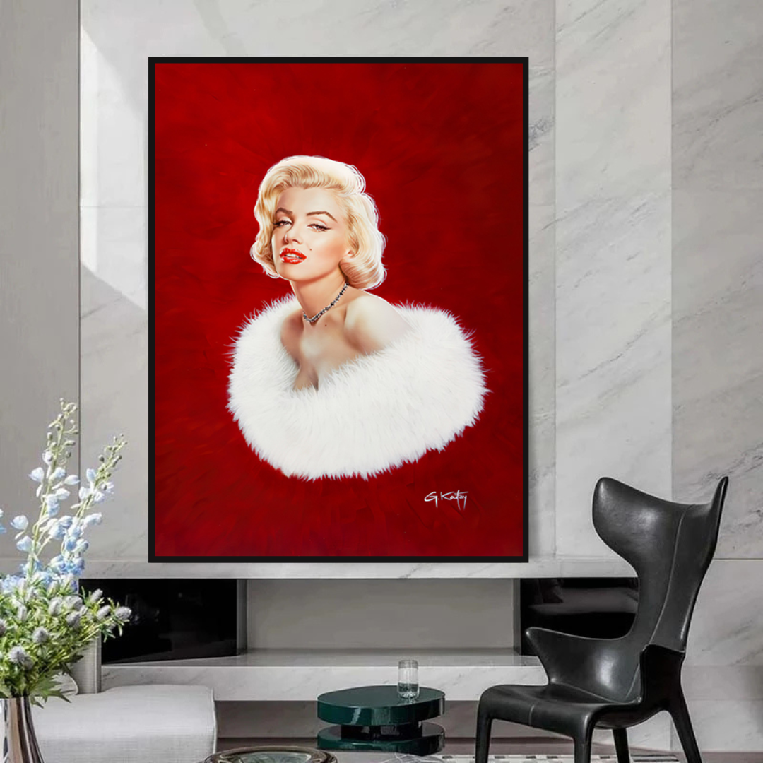 ChandeliersDecor.com-Wall Posters-Red Carpet: Marilyn Poster - Stunning Décor for Any Event