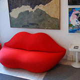 ChandeliersDecor.com-Furniture-Red Lips Shape Casual Fabric