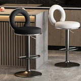 ChandeliersDecor.com-Bar Stools-Relaxing Swivel Altos Metal Backrest Bar Stools