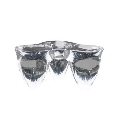 ChandeliersDecor.com-Coffee Tables-Resin Figurine Glass Coffee Table