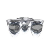 ChandeliersDecor.com-Coffee Tables-Resin Figurine Glass Coffee Table