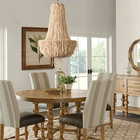ChandeliersDecor.com-Chandeliers-Retro Bamboo Jellyfish Chandelier - Unique Lighting Fixture