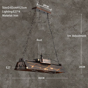 ChandeliersDecor.com-Kitchen Island-Retro Chandelier: Illuminate Your Space in Style
