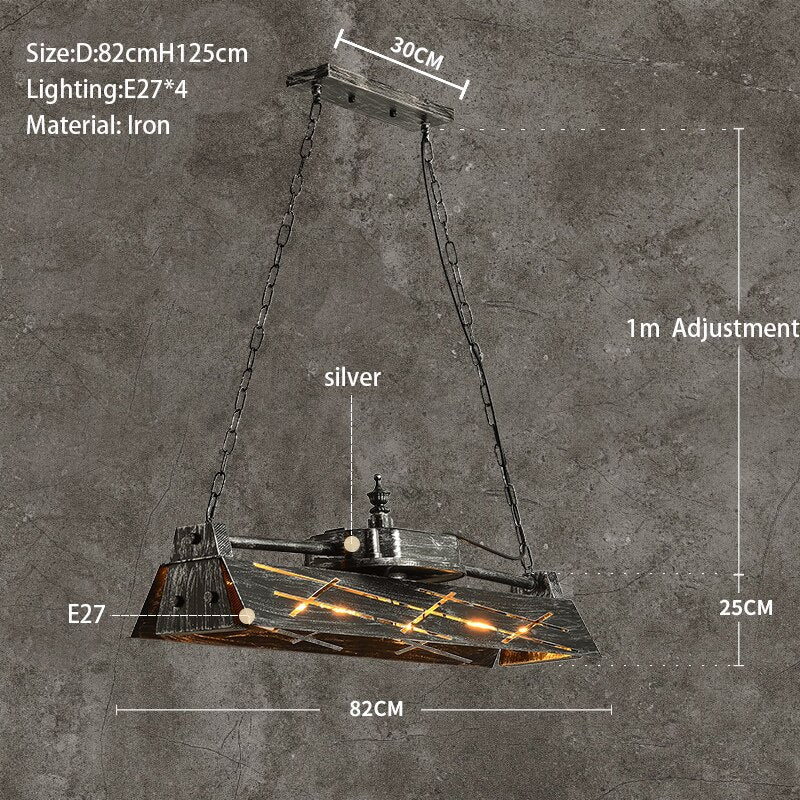 ChandeliersDecor.com-Kitchen Island-Retro Chandelier: Illuminate Your Space in Style