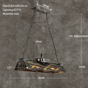 ChandeliersDecor.com-Kitchen Island-Retro Chandelier: Illuminate Your Space in Style