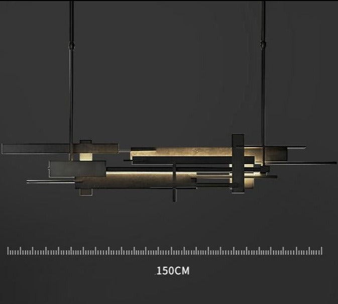 ChandeliersDecor.com-Kitchen Island-Retro Chandelier - Vintage Kitchen Island Lighting