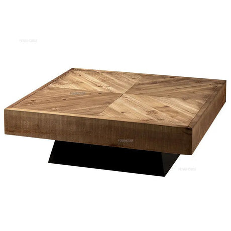 ChandeliersDecor.com-Coffee Tables-Retro Nordic Solid Wood Coffee Table