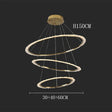 ChandeliersDecor.com-Staircase Chandelier-Rings Crystal LED Staircase Chandelier: Elegance