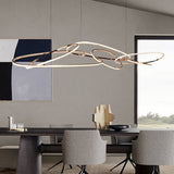 ChandeliersDecor.com-Kitchen Island-Rings LED Chandelier: Stunning Lighting Fixture