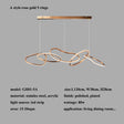 ChandeliersDecor.com-Kitchen Island-Rings LED Chandelier: Stunning Lighting Fixture