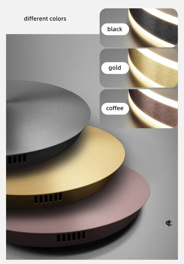 Rings LED Staircase Chandelier: Unparalleled Elegance-ChandeliersDecor.com