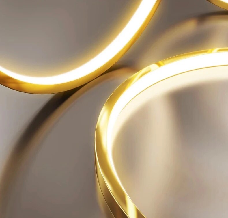 ChandeliersDecor.com-Staircase Chandelier-Rings Staircase Chandelier: Unparalleled Elegance