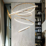 ChandeliersDecor.com-Staircase Chandelier-Rings Staircase Chandelier: Unparalleled Elegance