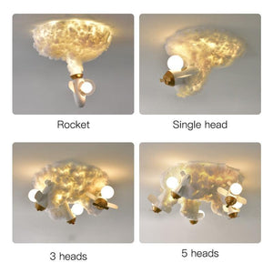 ChandeliersDecor.com-Kids Room Nursery Lighting-Rocket Light: Illuminate Your Kids Room with Magic