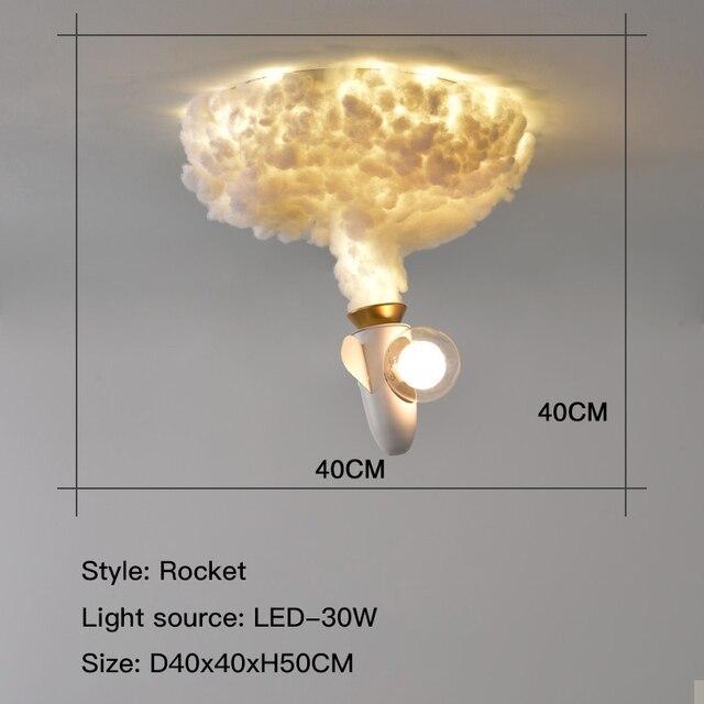 ChandeliersDecor.com-Kids Room Nursery Lighting-Rocket Light: Illuminate Your Kids Room with Magic