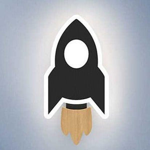 ChandeliersDecor.com-Kids Room Nursery Lighting-Rocket Moon Star Wall Lamp | Kid's room Lighting Decor