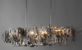 ChandeliersDecor.com-Kitchen Island-Rust Metal Chandelier: Exquisite Lighting Fixture