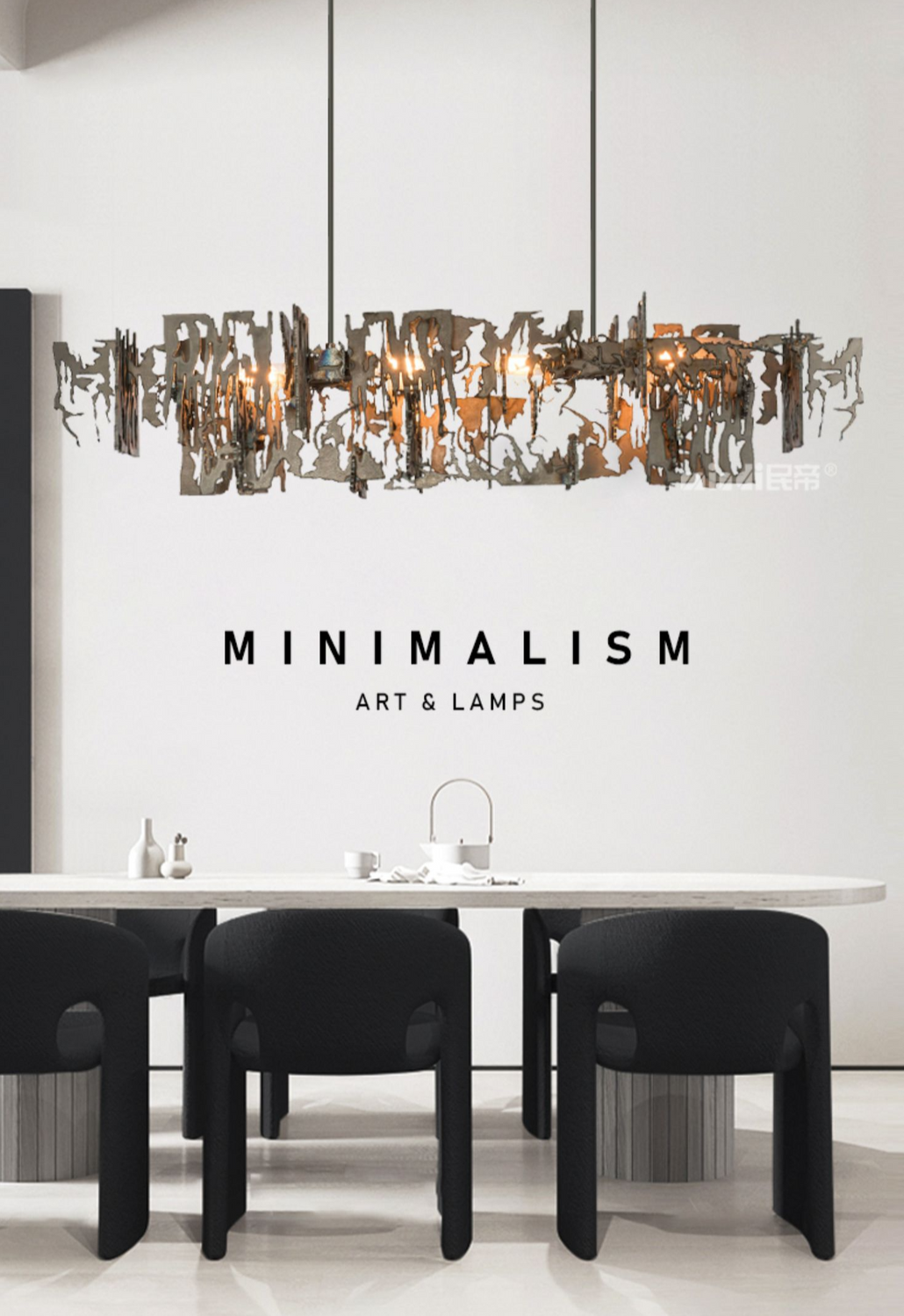 ChandeliersDecor.com-Kitchen Island-Rust Metal Chandelier: Exquisite Lighting Fixture