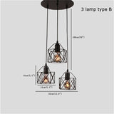 ChandeliersDecor.com-Kitchen Island-Rustic Industrial Pendant Light Hangings