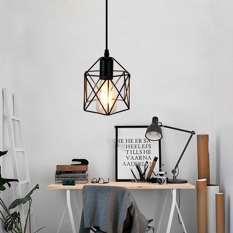 ChandeliersDecor.com-Kitchen Island-Rustic Industrial Pendant Light Hangings
