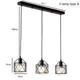 ChandeliersDecor.com-Kitchen Island-Rustic Industrial Pendant Light Hangings