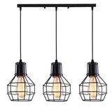 ChandeliersDecor.com-Kitchen Island-Rustic Industrial Pendant Light Hangings