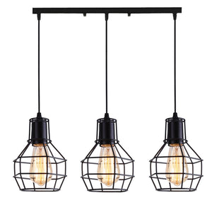ChandeliersDecor.com-Kitchen Island-Rustic Industrial Pendant Light Hangings