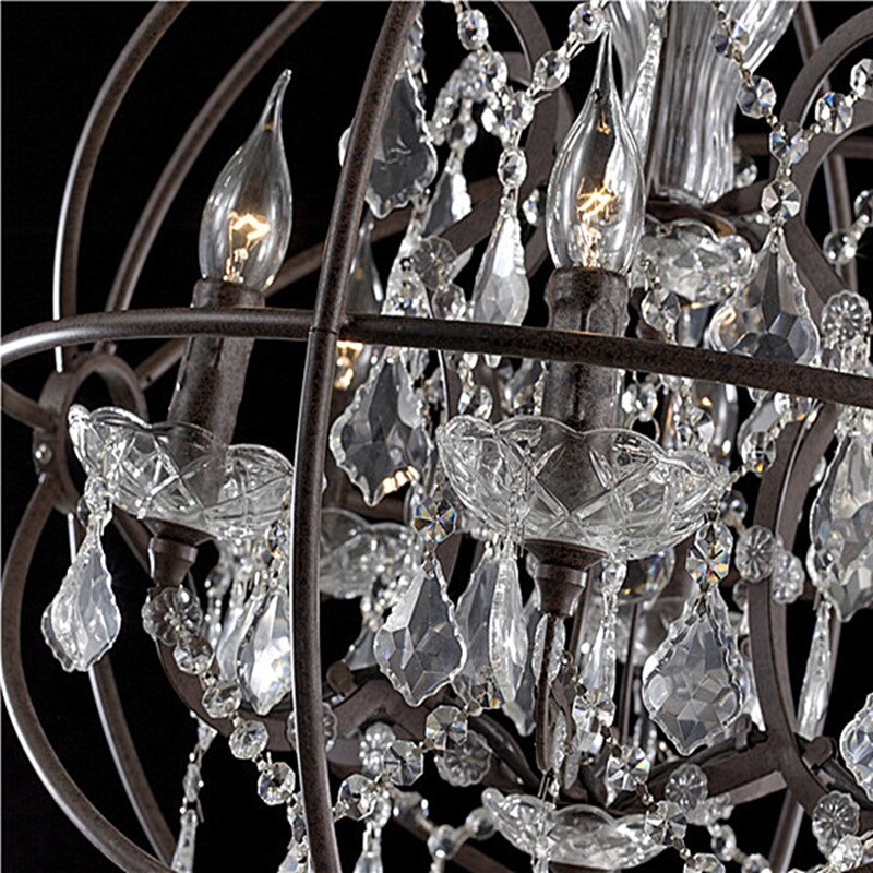 ChandeliersDecor.com-Chandeliers-Rustic Orb Chandelier - Rustic and Elegant Lighting