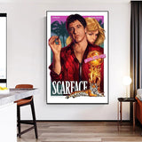 ChandeliersDecor.com-Godfather Wall Art-Scarface Movie Al Pacino Godfather Canvas Wall Art