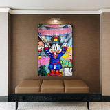 ChandeliersDecor.com-Scrooge McDuck Wall Art-Scrooge Canvas Wall Art – The World is Yours