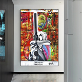 ChandeliersDecor.com-Scrooge McDuck Wall Art-Scrooge McDuck All i need is Love Canvas Wall Art