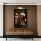 ChandeliersDecor.com-Scrooge McDuck Wall Art-Scrooge McDuck Canvas Wall Art - Money Maker Millionaire