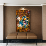 ChandeliersDecor.com-Scrooge McDuck Wall Art-Scrooge McDuck Dreams Come True Millionaire Wall Art Poster