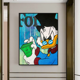ChandeliersDecor.com-Scrooge McDuck Wall Art-Scrooge McDuck Forbes Canvas Wall Art - Exclusive