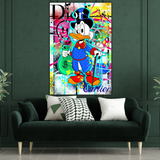 ChandeliersDecor.com-Scrooge McDuck Wall Art-Scrooge McDuck Money Bags Canvas Wall Art