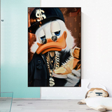 ChandeliersDecor.com-Scrooge McDuck Wall Art-Scrooge McDuck Money Maker Millionaire Canvas Wall Art