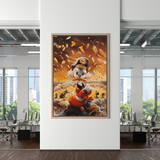 ChandeliersDecor.com-Scrooge McDuck Wall Art-Scrooge McDuck Money Maker Millionaire Canvas Wall Art