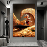 ChandeliersDecor.com-Scrooge McDuck Wall Art-Scrooge McDuck Money Maker Millionaire Canvas Wall Art