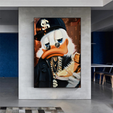 ChandeliersDecor.com-Scrooge McDuck Wall Art-Scrooge McDuck Money Maker Millionaire Canvas Wall Art