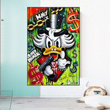 ChandeliersDecor.com-Scrooge McDuck Wall Art-Scrooge McDuck Money Maker Millionaire Canvas Wall Art