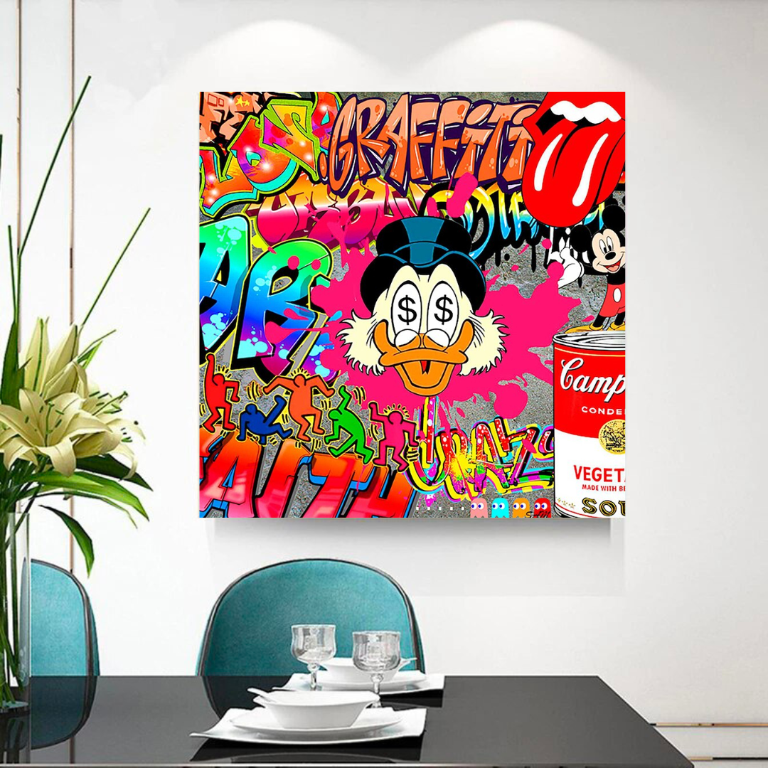 ChandeliersDecor.com-Scrooge McDuck Wall Art-Scrooge McDuck Poster: iconic design for Disney fans