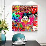 ChandeliersDecor.com-Scrooge McDuck Wall Art-Scrooge McDuck Poster: iconic design for Disney fans